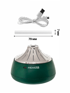 Увлажнитель воздуха для дома Огонёк OG-HOM02 Зеленый/серебро